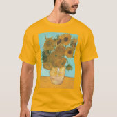 Vincent van Gogh - Vaas met twaalf zonnebloemen T-shirt (Voorkant)