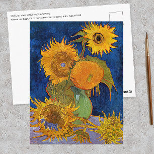 Vincent van Gogh - Vaas met vijf zonnebloemen Briefkaart