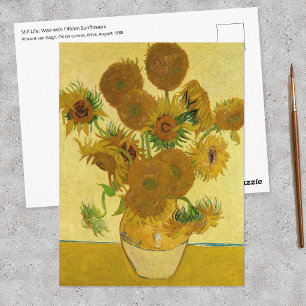 Vincent van Gogh - Vaas met vijftien zonnebloemen Briefkaart