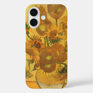Vincent van Gogh - Vaas met vijftien zonnebloemen iPhone 16 Hoesje