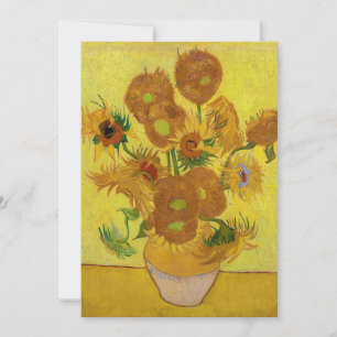 Vincent van Gogh - Vaas met vijftien zonnebloemen Kaart
