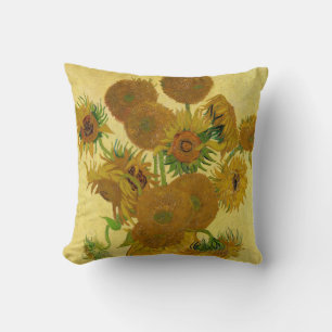 Vincent van Gogh - Vaas met vijftien zonnebloemen Kussen