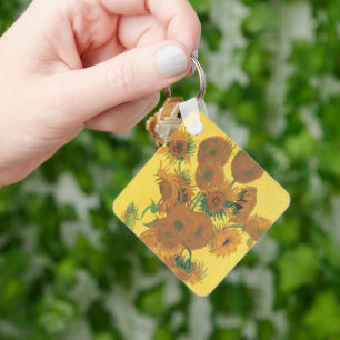 Vincent van Gogh - Vaas met vijftien zonnebloemen Sleutelhanger