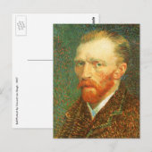 Vincent van Gogh - Van Gogh Zelfportret Briefkaart (Voorkant / Achterkant)