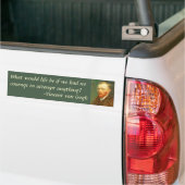 Vincent van Gogh - Van Gogh Zelfportret Bumpersticker (Op Truck)