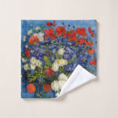Vincent van Gogh - Vase avec Cornflowers & Poppies (Gant de toilette)