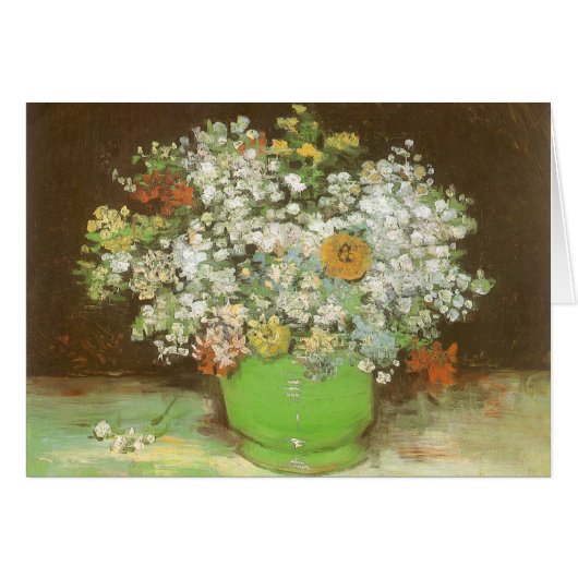 Vincent van Gogh - Vase avec des Zinnias et des Fl (Devant horizontal)