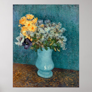 Vincent van Gogh Vase bloemen 1887 Poster