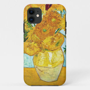 Vincent van Gogh - Vase met 12 zonnebloemen iPhone 11 Hoesje