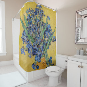 Vincent van Gogh - Vase met Irises Douchegordijn