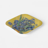 Vincent van Gogh - Vase met Irises Papieren Bordje (Gebogen)