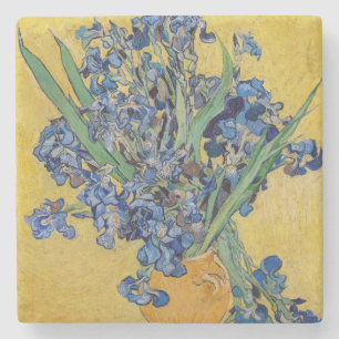 Vincent van Gogh - Vase met Irises Stenen Onderzetter