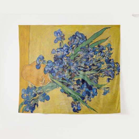 Vincent van Gogh - Vase met Irises Wandkleed (Voorkant (horizontaal))
