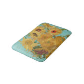 Vincent Van Gogh - Vase met twaalf zonnebloemen Badmat (Gekanteld)