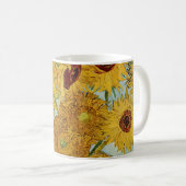 Vincent Van Gogh - Vase met twaalf zonnebloemen Koffiemok (Voorkant rechts)