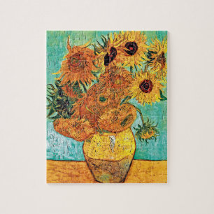 Vincent Van Gogh - Vase met twaalf zonnebloemen Legpuzzel
