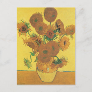 Vincent van Gogh - Vase met vijftien zonnebloemen Briefkaart