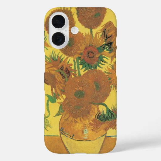 Vincent van Gogh - Vase met vijftien zonnebloemen Case-Mate iPhone Case (Achterkant)