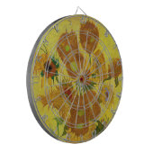 Vincent van Gogh - Vase met vijftien zonnebloemen Dartbord (Voorkant Links)