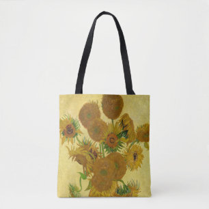 Vincent van Gogh - Vase met vijftien zonnebloemen Draagtas