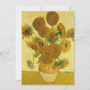 Vincent van Gogh - Vase met vijftien zonnebloemen Kaart