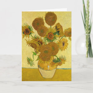 Vincent van Gogh - Vase met vijftien zonnebloemen Kaart