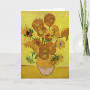 Vincent van Gogh - Vase met vijftien zonnebloemen Kaart