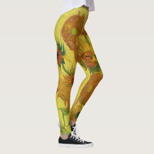 Vincent van Gogh - Vase met vijftien zonnebloemen Leggings