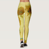 Vincent van Gogh - Vase met vijftien zonnebloemen Leggings (Achterkant)
