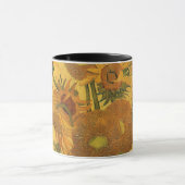 Vincent van Gogh - Vase met vijftien zonnebloemen Mok (Midden)