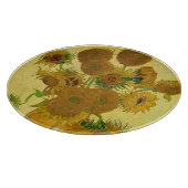 Vincent van Gogh - Vase met vijftien zonnebloemen Snijplank (Hoek)