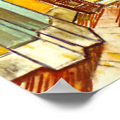 Vincent van Gogh - Vestibule van het asielstelsel Poster (Hoek)