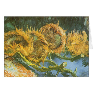 Vincent van Gogh - Vie morte : Quatre tournesols c