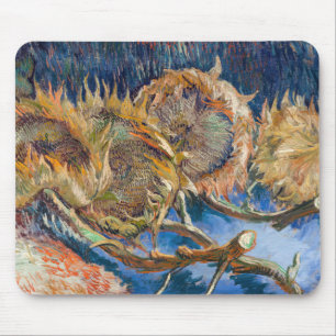 Vincent van Gogh - Vier Afgesneden Zonnebloemen Muismat