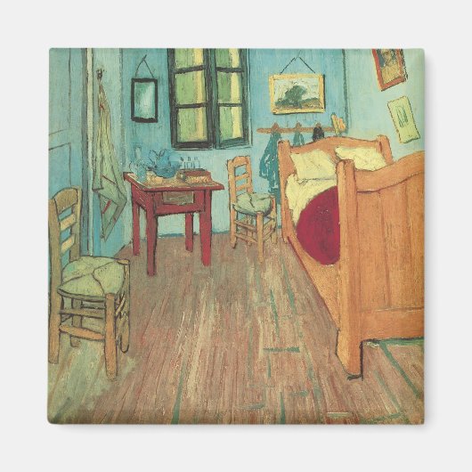 Vincent van Gogh - Vincent's Bedroom in Arles Magneet (Voorkant)