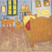 Vincent van Gogh - Vincent's Bedroom in Arles Sticker (Voorkant)