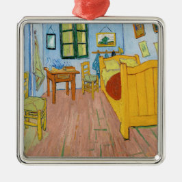 Vincent Van Gogh - Vincent's slaapkamer in Arles Metalen Ornament