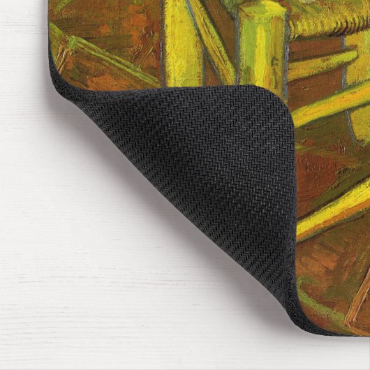 Vincent van Gogh - Vincent's stoel met zijn pijp Muismat (Hoek)