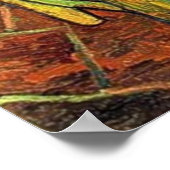 Vincent Van Gogh - Vincent's stoel met zijn pijp Poster (Hoek)