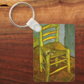Vincent van Gogh - Vincent's stoel met zijn pijp Sleutelhanger (Voorkant)