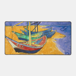 Vincent van Gogh - Vissersboten op het strand Bureaumat