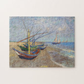 Vincent van Gogh - Vissersboten op het strand Legpuzzel (Horizontaal)