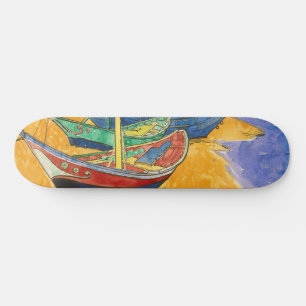 Vincent van Gogh - Vissersboten op het strand Skateboard