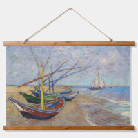 Vincent van Gogh - Vist Boats op het strand