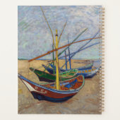 Vincent van Gogh - Vist Boats op het strand Planner (Achterkant)