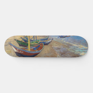 Vincent van Gogh - Vist Boats op het strand Skateboard