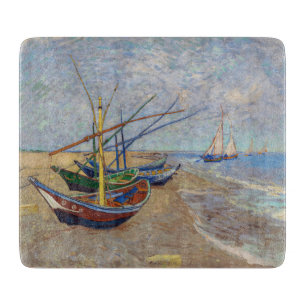 Vincent van Gogh - Vist Boats op het strand Snijplank