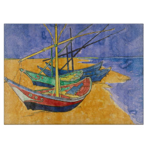 Vincent van Gogh - Vist Boats op het strand Snijplank