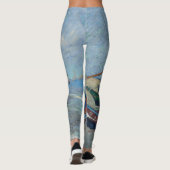 Vincent Van Gogh - Vist boten op het strand Leggings (Achterkant)