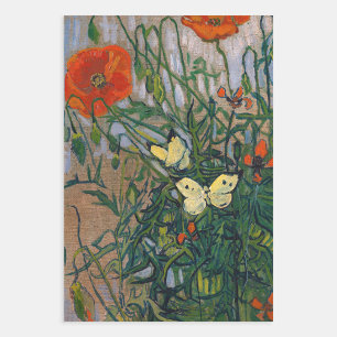 Vincent van Gogh - Vlinders en Klaprozen Inpakpapier Vel